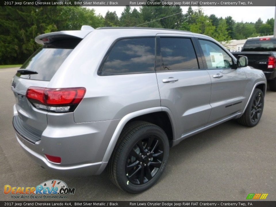 2017 Jeep Grand Cherokee Laredo 4x4 Billet Silver Metallic / Black Photo #5