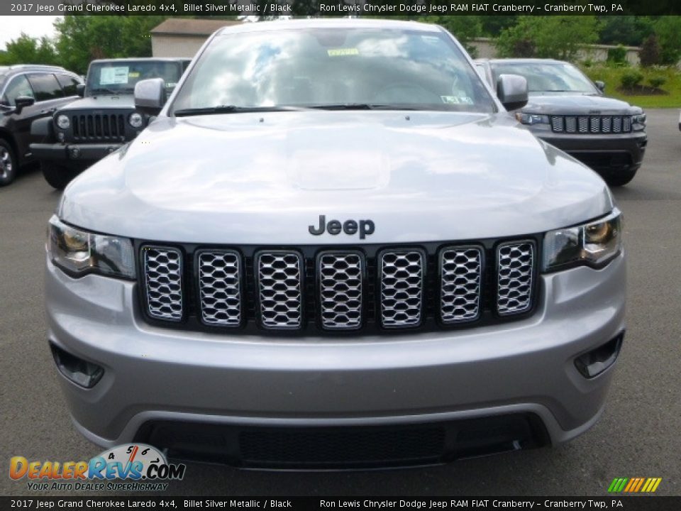 2017 Jeep Grand Cherokee Laredo 4x4 Billet Silver Metallic / Black Photo #8