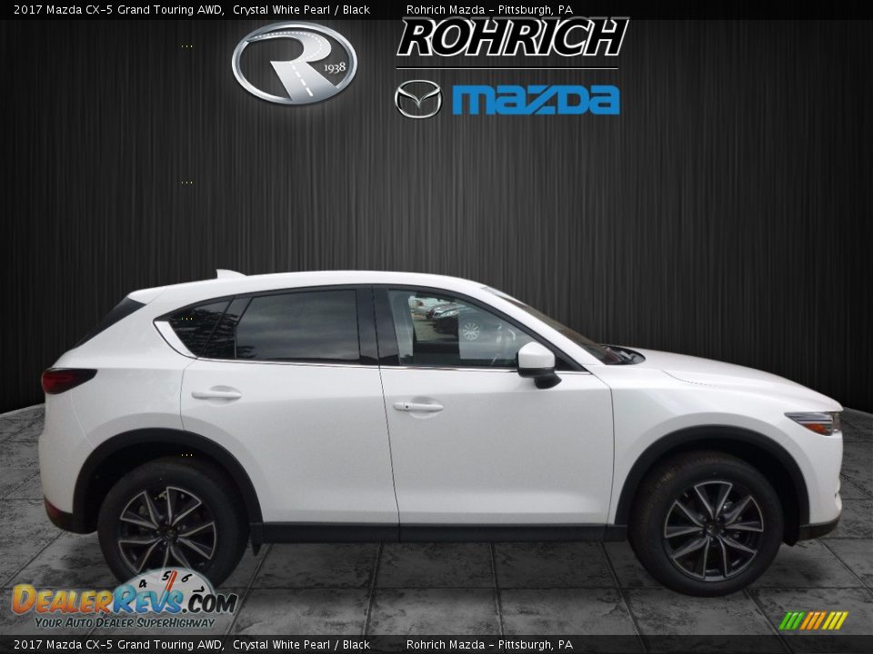 2017 Mazda CX-5 Grand Touring AWD Crystal White Pearl / Black Photo #2