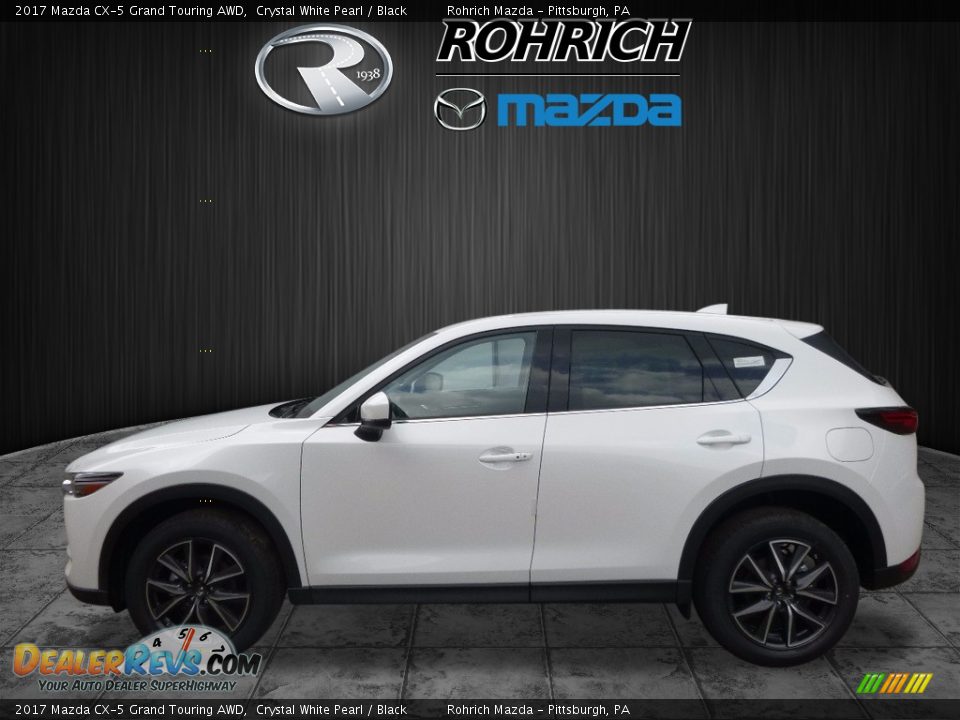 2017 Mazda CX-5 Grand Touring AWD Crystal White Pearl / Black Photo #3