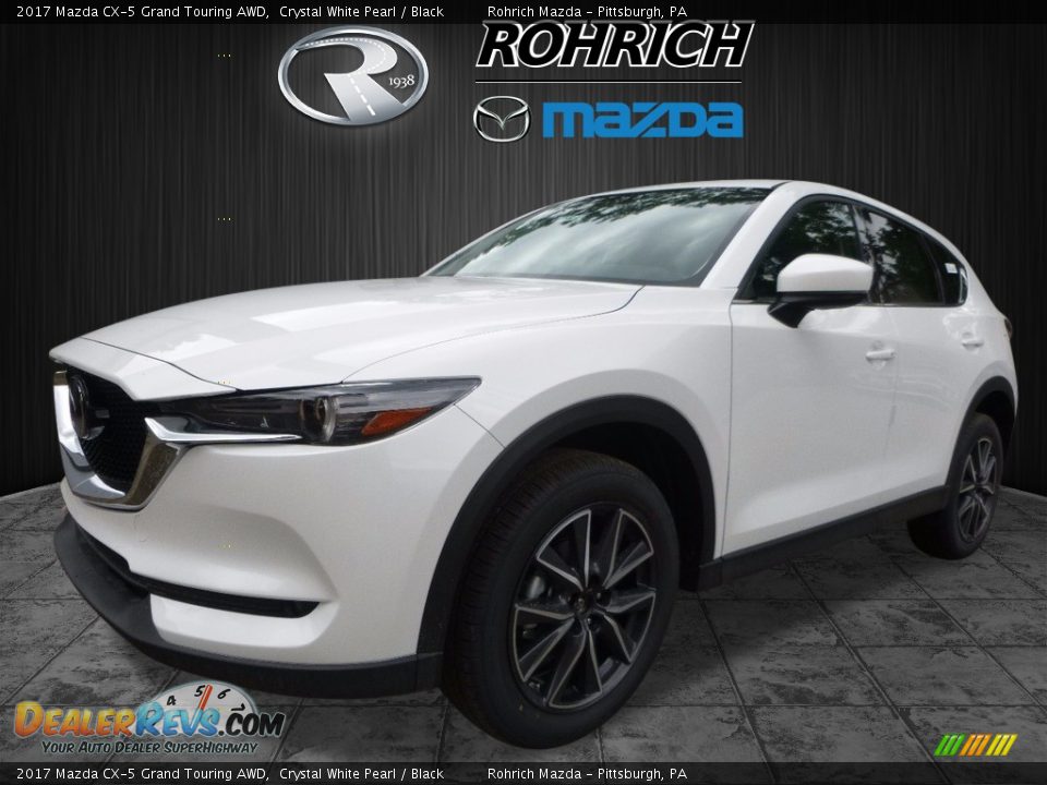 2017 Mazda CX-5 Grand Touring AWD Crystal White Pearl / Black Photo #4