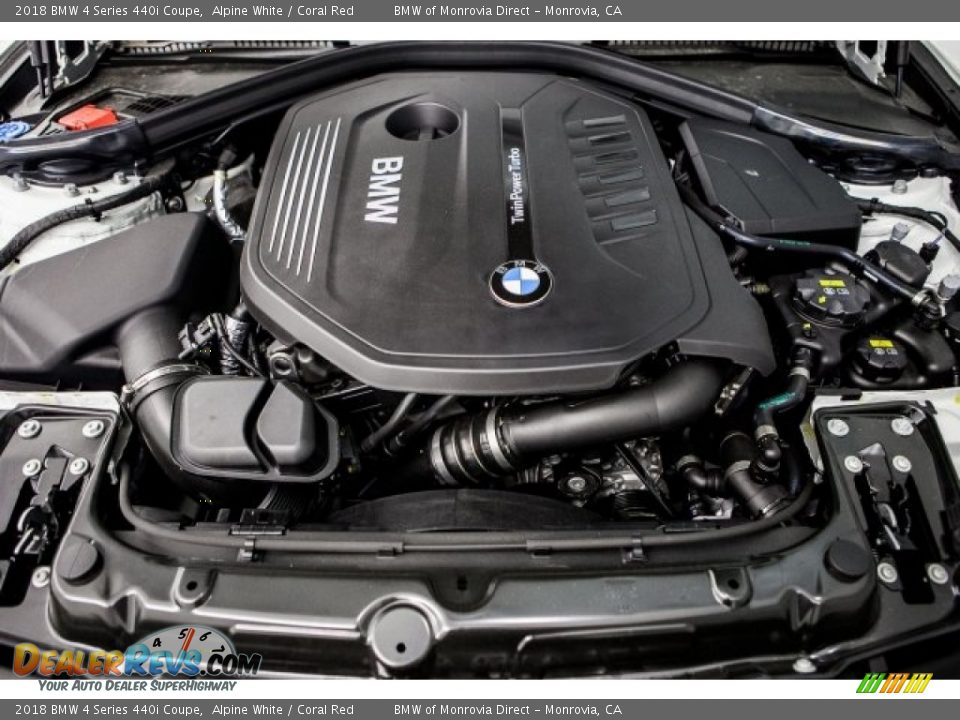 2018 BMW 4 Series 440i Coupe 3.0 Liter DI TwinPower Turbocharged DOHC 24-Valve VVT Inline 6 Cylinder Engine Photo #8
