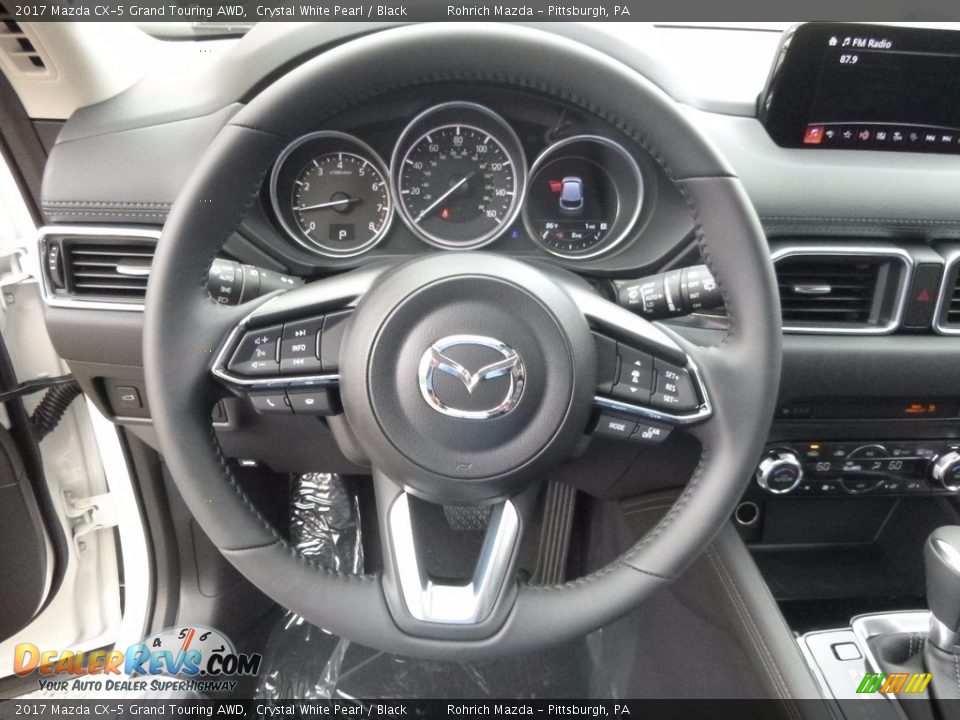 2017 Mazda CX-5 Grand Touring AWD Crystal White Pearl / Black Photo #11