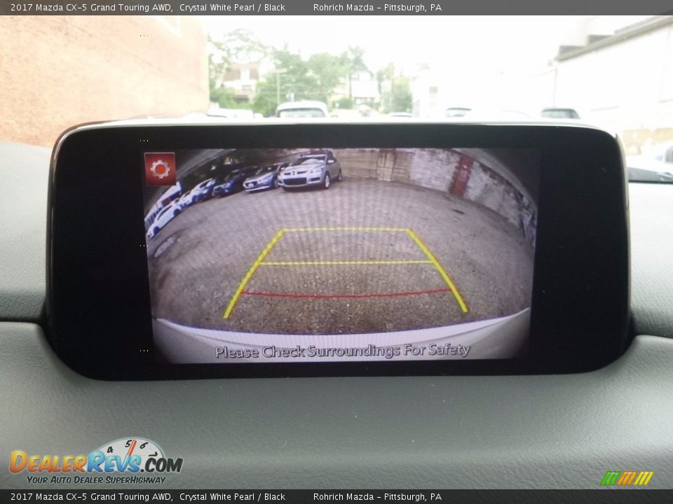 2017 Mazda CX-5 Grand Touring AWD Crystal White Pearl / Black Photo #14