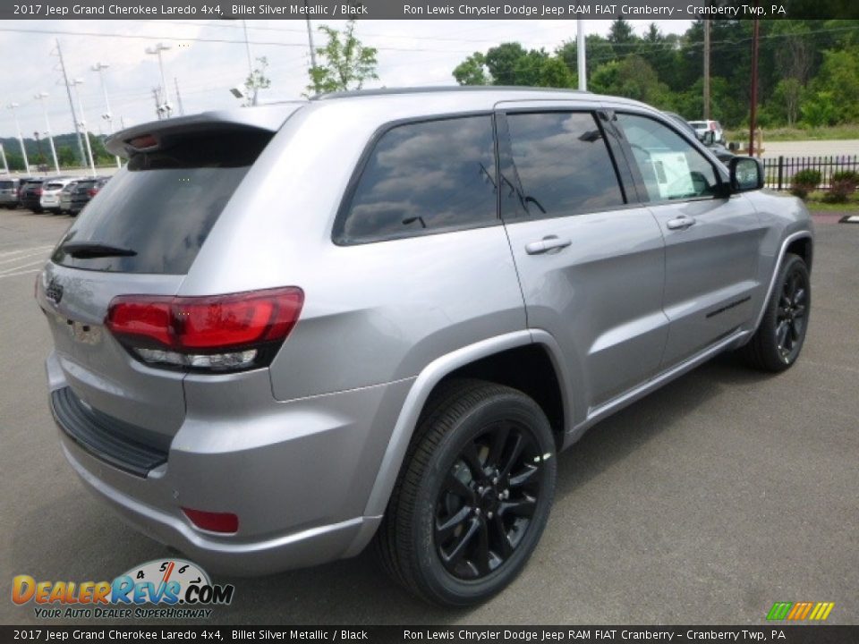 2017 Jeep Grand Cherokee Laredo 4x4 Billet Silver Metallic / Black Photo #5