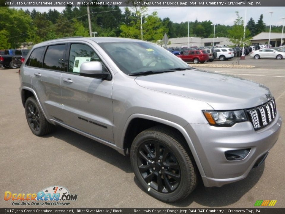 2017 Jeep Grand Cherokee Laredo 4x4 Billet Silver Metallic / Black Photo #7