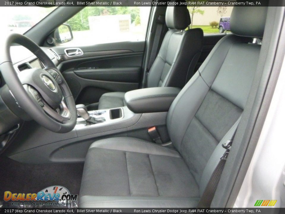 2017 Jeep Grand Cherokee Laredo 4x4 Billet Silver Metallic / Black Photo #12