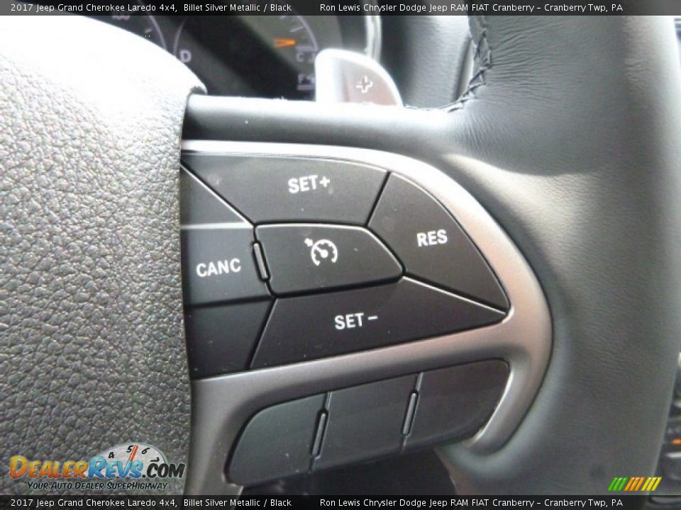 2017 Jeep Grand Cherokee Laredo 4x4 Billet Silver Metallic / Black Photo #18