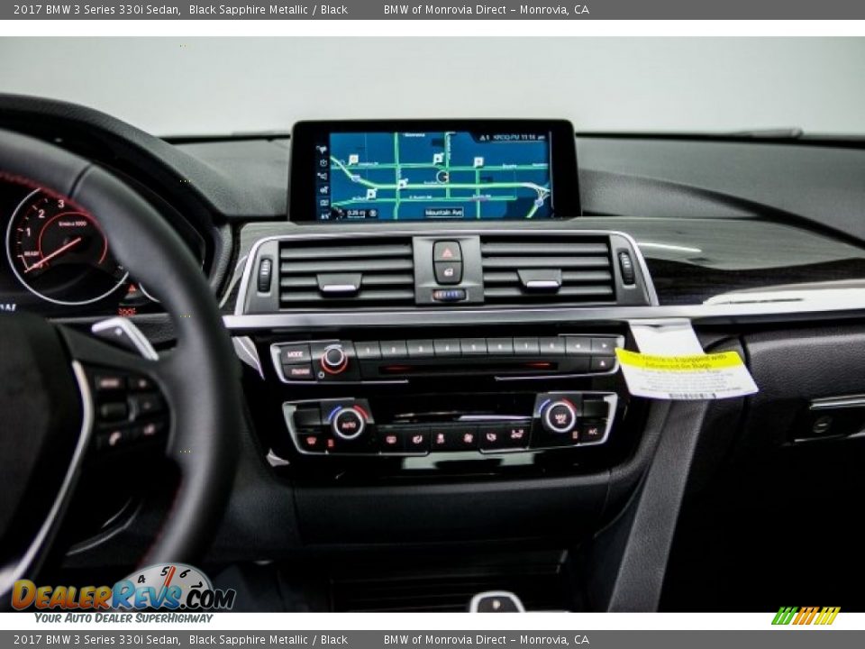 2017 BMW 3 Series 330i Sedan Black Sapphire Metallic / Black Photo #6