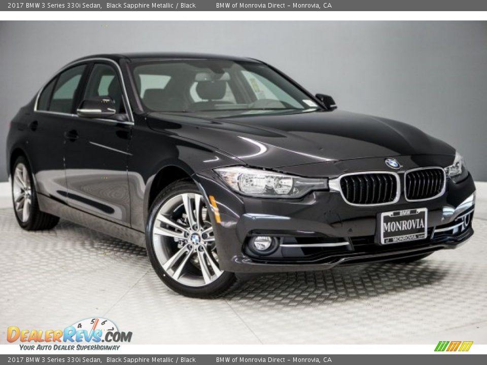 2017 BMW 3 Series 330i Sedan Black Sapphire Metallic / Black Photo #12