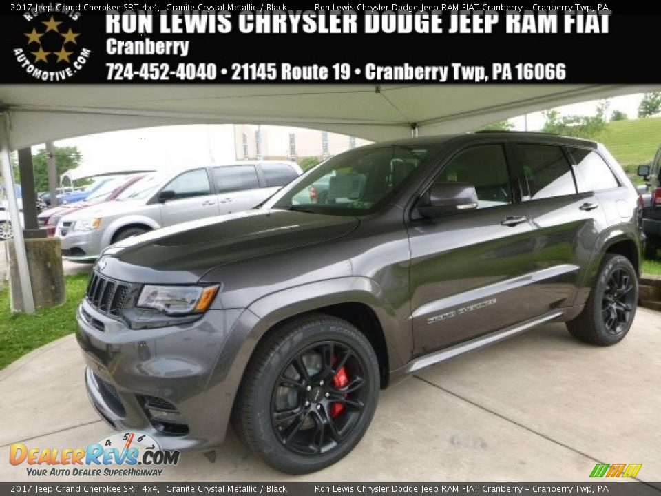 2017 Jeep Grand Cherokee SRT 4x4 Granite Crystal Metallic / Black Photo #1