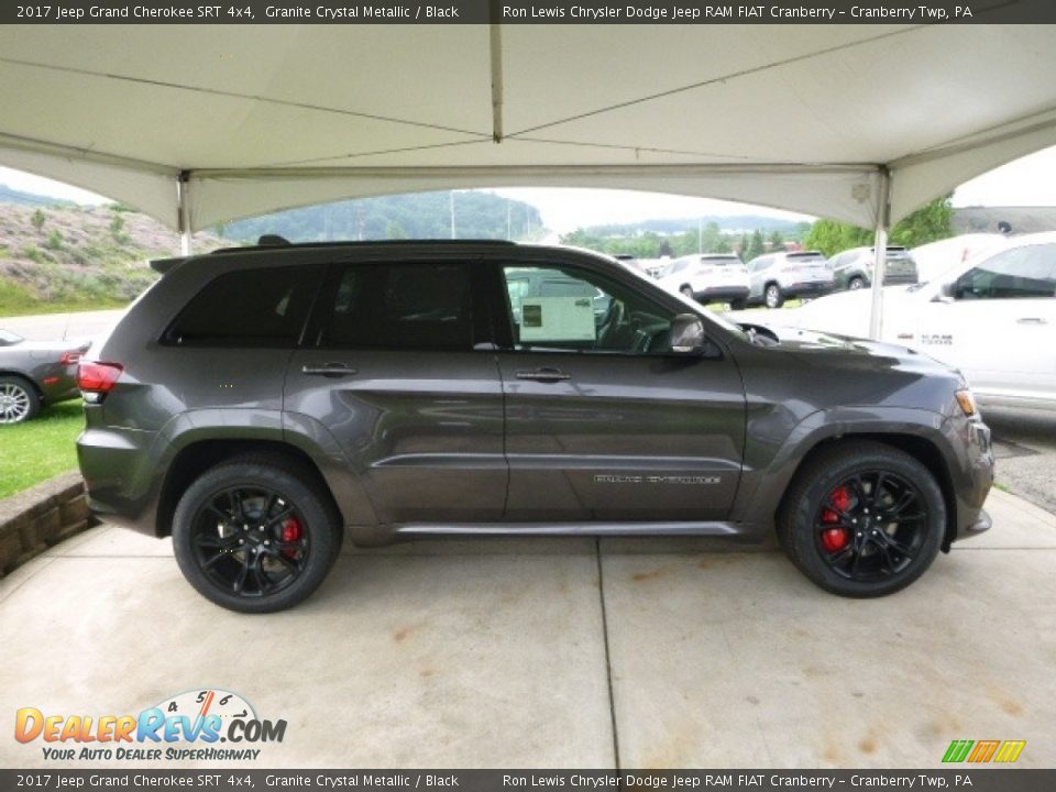 2017 Jeep Grand Cherokee SRT 4x4 Granite Crystal Metallic / Black Photo #6