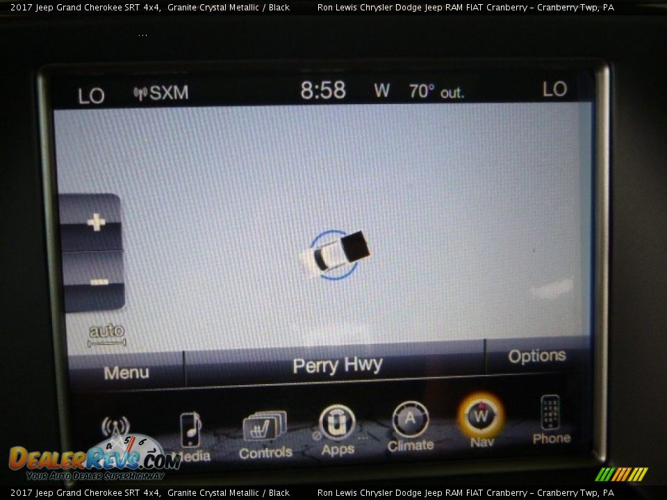 2017 Jeep Grand Cherokee SRT 4x4 Granite Crystal Metallic / Black Photo #17