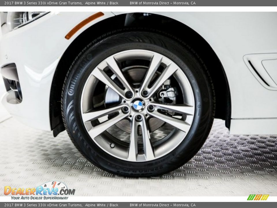 2017 BMW 3 Series 330i xDrive Gran Turismo Alpine White / Black Photo #9