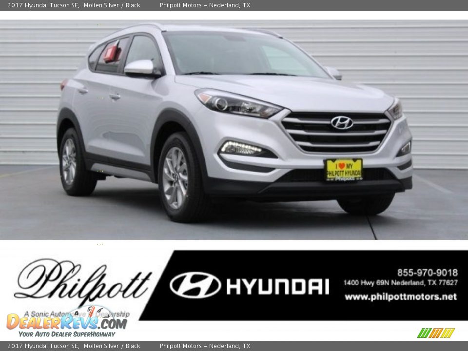 2017 Hyundai Tucson SE Molten Silver / Black Photo #1
