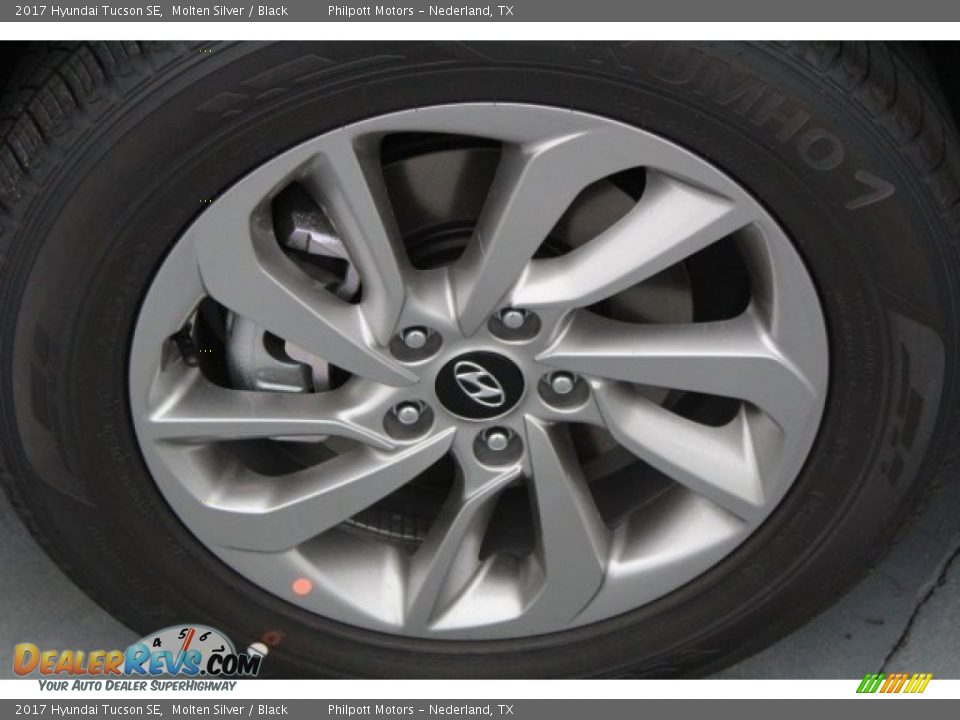 2017 Hyundai Tucson SE Molten Silver / Black Photo #4