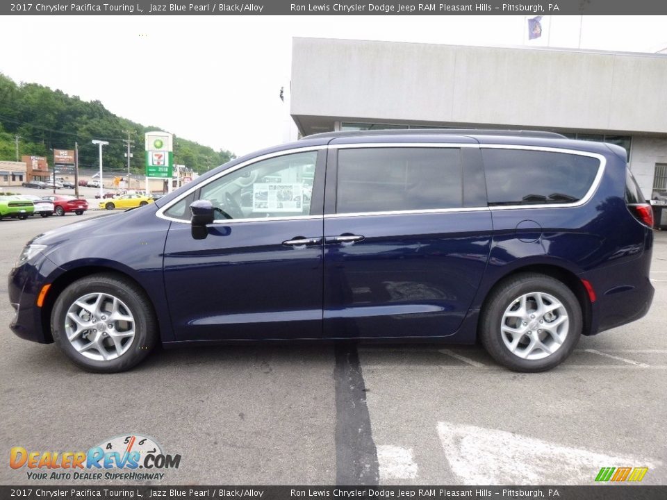 2017 Chrysler Pacifica Touring L Jazz Blue Pearl / Black/Alloy Photo #2
