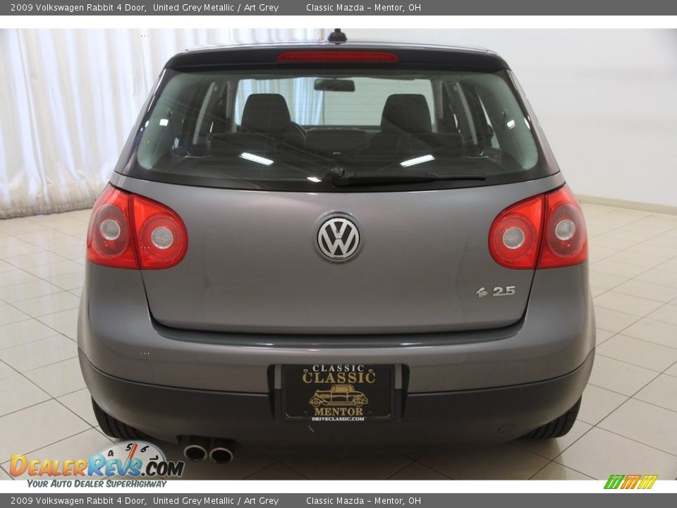 2009 Volkswagen Rabbit 4 Door United Grey Metallic / Art Grey Photo #15