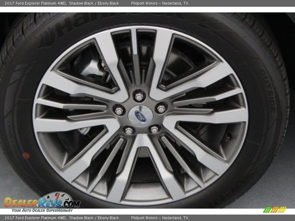 2017 Ford Explorer Platinum 4WD Shadow Black / Ebony Black Photo #4