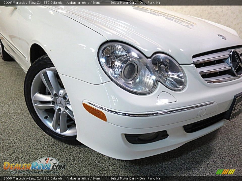 2006 Mercedes-Benz CLK 350 Cabriolet Alabaster White / Stone Photo #11