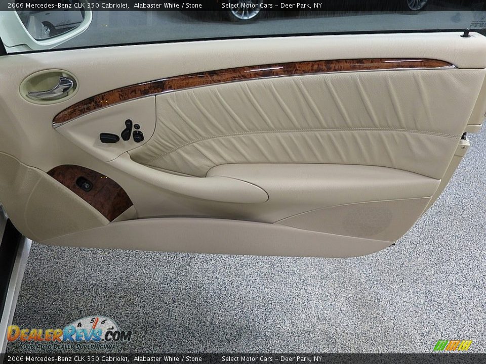 2006 Mercedes-Benz CLK 350 Cabriolet Alabaster White / Stone Photo #20