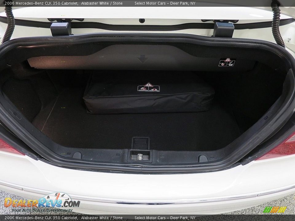 2006 Mercedes-Benz CLK 350 Cabriolet Alabaster White / Stone Photo #23