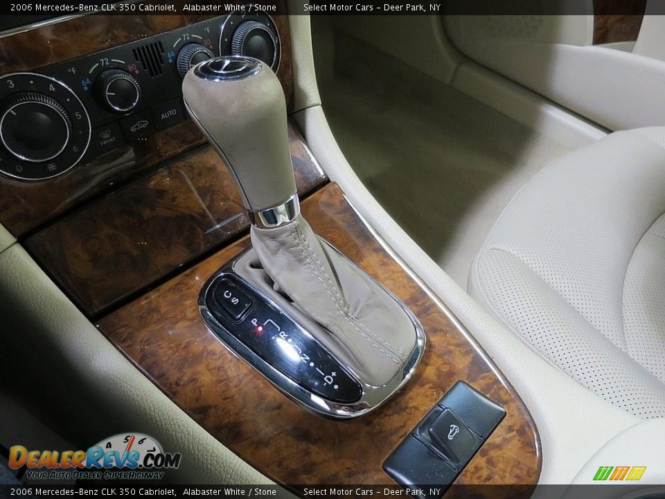 2006 Mercedes-Benz CLK 350 Cabriolet Alabaster White / Stone Photo #26
