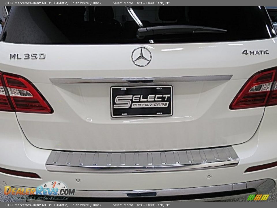 2014 Mercedes-Benz ML 350 4Matic Polar White / Black Photo #5