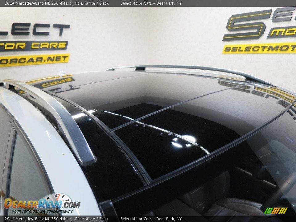 2014 Mercedes-Benz ML 350 4Matic Polar White / Black Photo #6