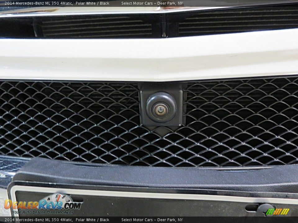 2014 Mercedes-Benz ML 350 4Matic Polar White / Black Photo #14