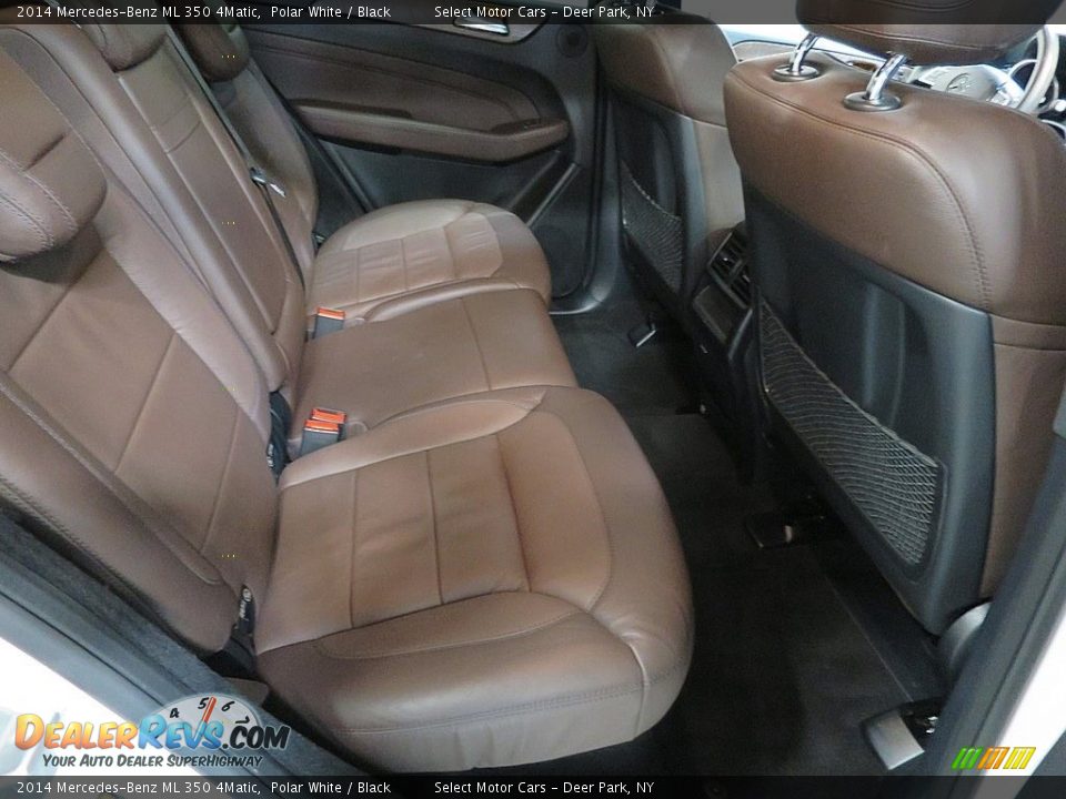 2014 Mercedes-Benz ML 350 4Matic Polar White / Black Photo #19