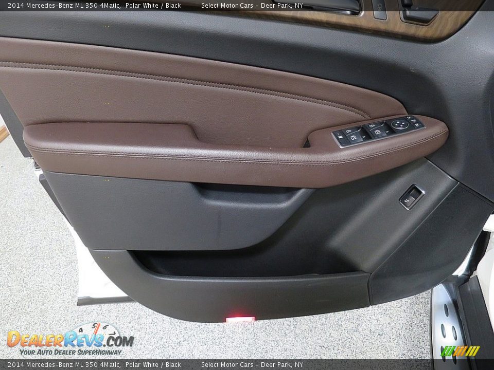 2014 Mercedes-Benz ML 350 4Matic Polar White / Black Photo #20