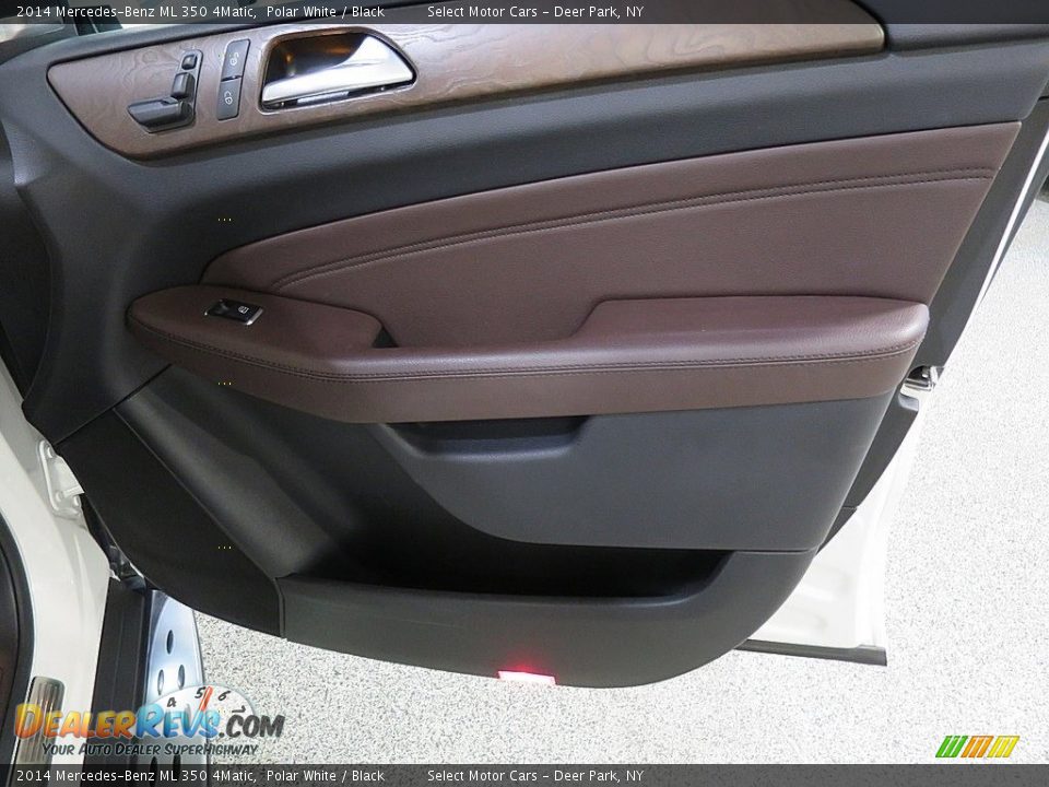 2014 Mercedes-Benz ML 350 4Matic Polar White / Black Photo #21