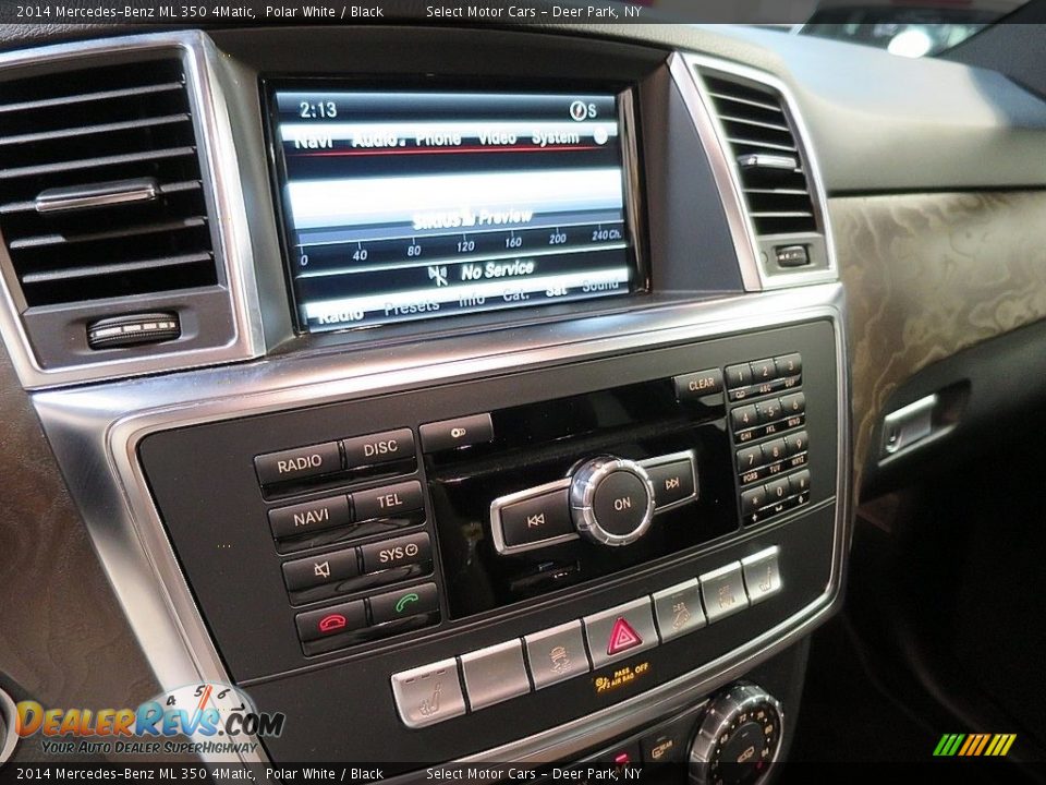 2014 Mercedes-Benz ML 350 4Matic Polar White / Black Photo #26