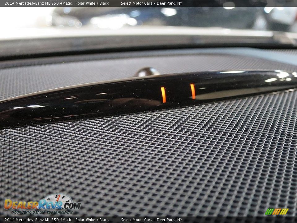 2014 Mercedes-Benz ML 350 4Matic Polar White / Black Photo #28