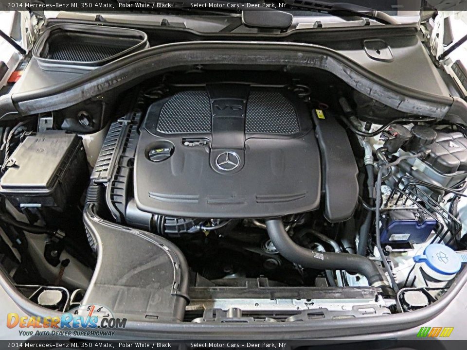 2014 Mercedes-Benz ML 350 4Matic Polar White / Black Photo #30