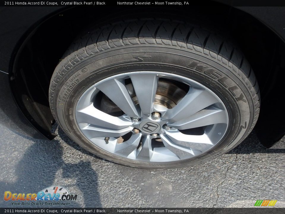 2011 Honda Accord EX Coupe Crystal Black Pearl / Black Photo #3