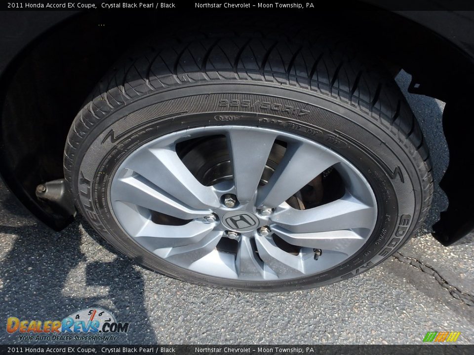 2011 Honda Accord EX Coupe Crystal Black Pearl / Black Photo #5