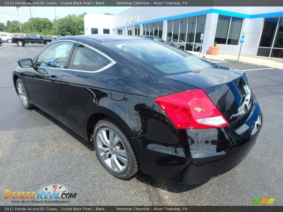 2011 Honda Accord EX Coupe Crystal Black Pearl / Black Photo #6
