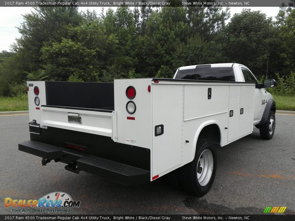 2017 Ram 4500 Tradesman Regular Cab 4x4 Utility Truck Bright White / Black/Diesel Gray Photo #8