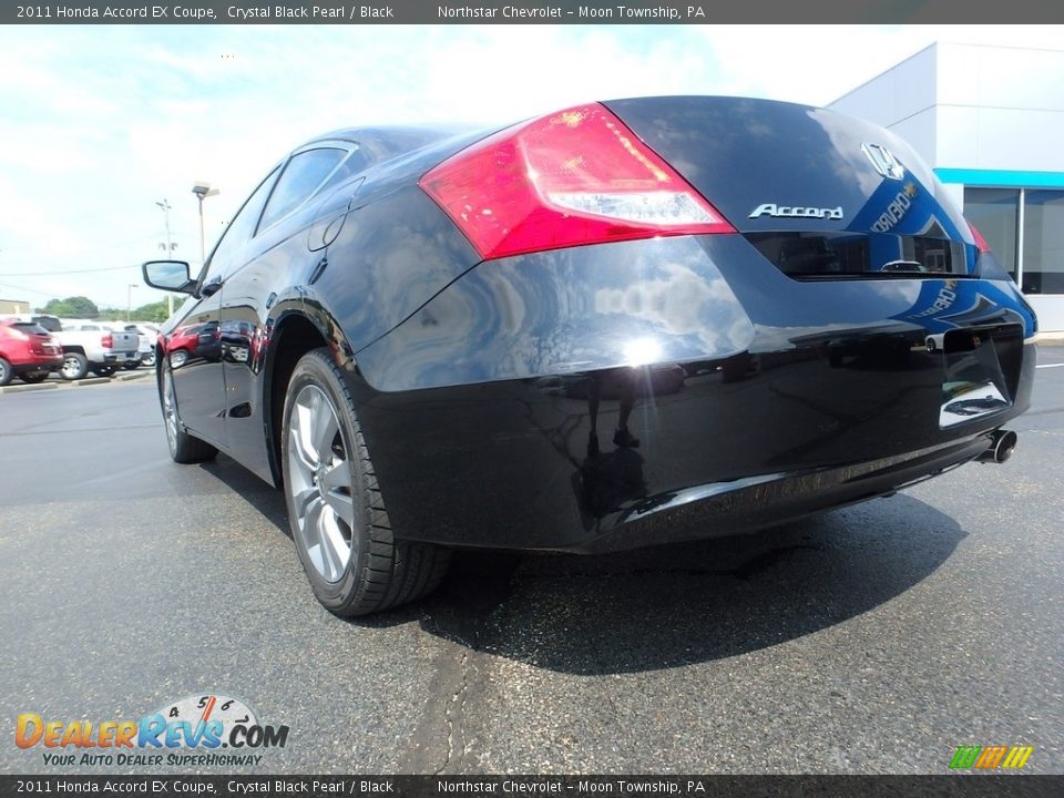 2011 Honda Accord EX Coupe Crystal Black Pearl / Black Photo #7