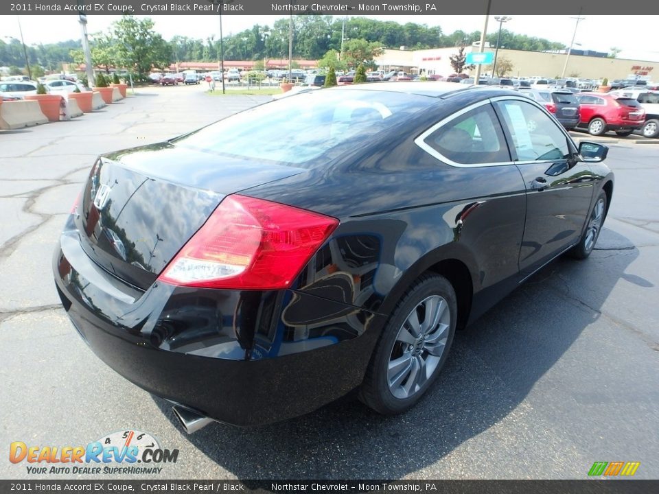 2011 Honda Accord EX Coupe Crystal Black Pearl / Black Photo #9