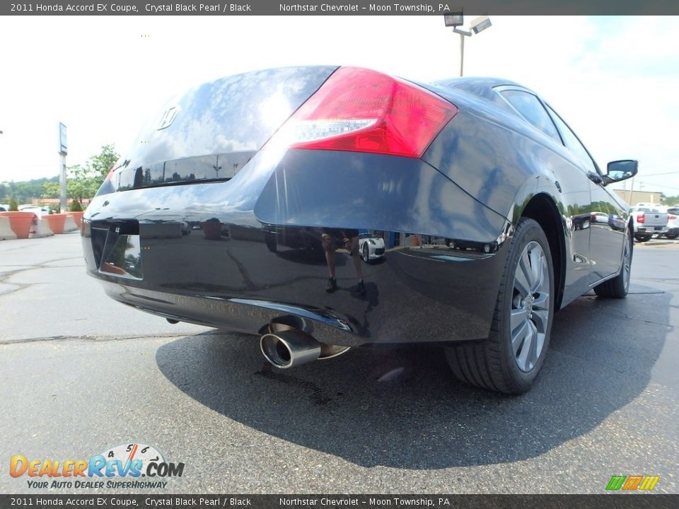 2011 Honda Accord EX Coupe Crystal Black Pearl / Black Photo #10