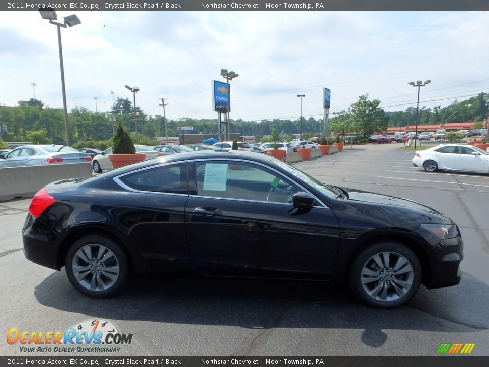 2011 Honda Accord EX Coupe Crystal Black Pearl / Black Photo #12