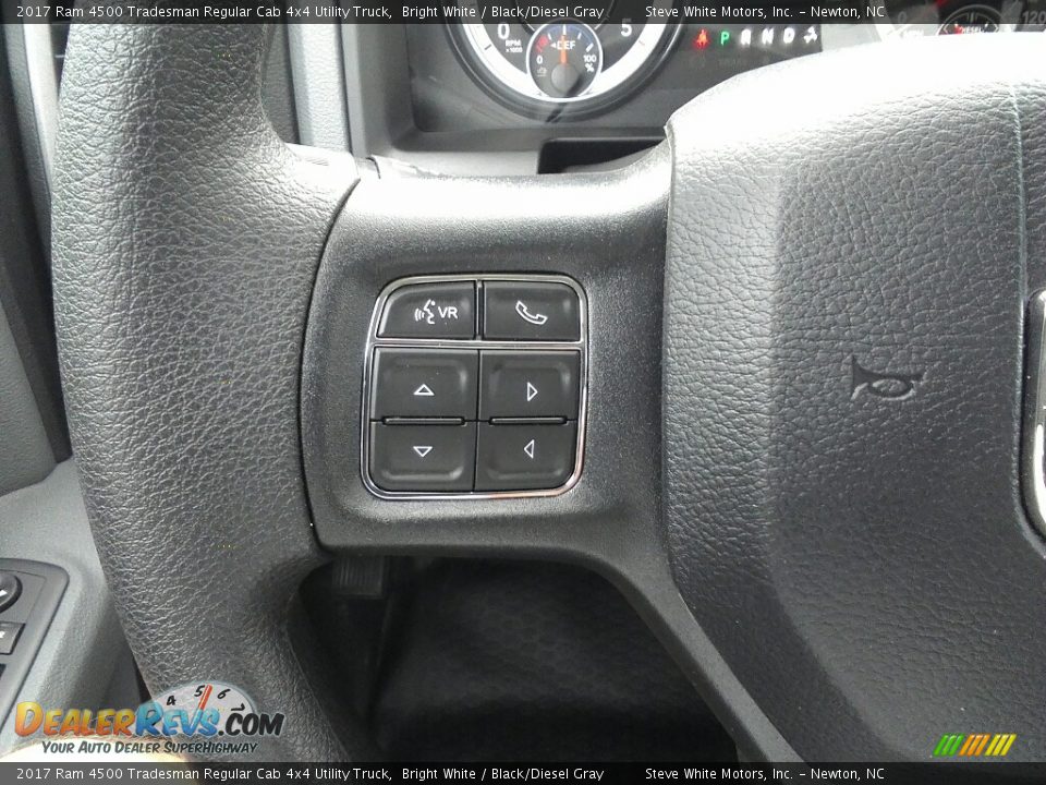 2017 Ram 4500 Tradesman Regular Cab 4x4 Utility Truck Bright White / Black/Diesel Gray Photo #14