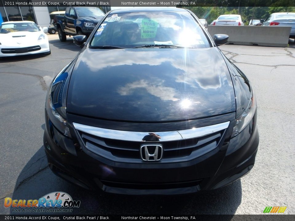 2011 Honda Accord EX Coupe Crystal Black Pearl / Black Photo #16