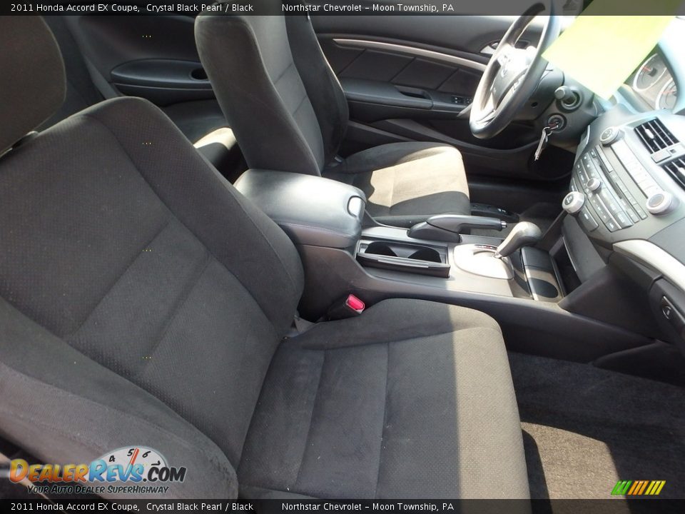 2011 Honda Accord EX Coupe Crystal Black Pearl / Black Photo #17