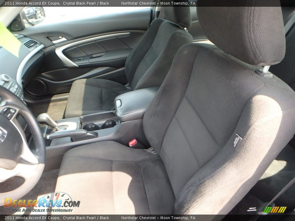 2011 Honda Accord EX Coupe Crystal Black Pearl / Black Photo #21