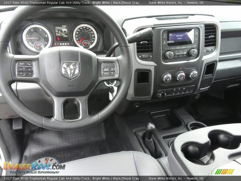 2017 Ram 4500 Tradesman Regular Cab 4x4 Utility Truck Bright White / Black/Diesel Gray Photo #21