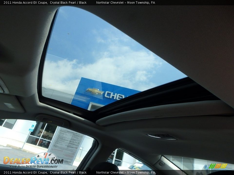 2011 Honda Accord EX Coupe Crystal Black Pearl / Black Photo #25